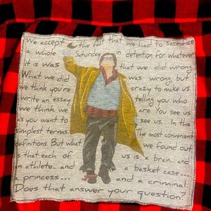 Custom flannel. Breakfast Club